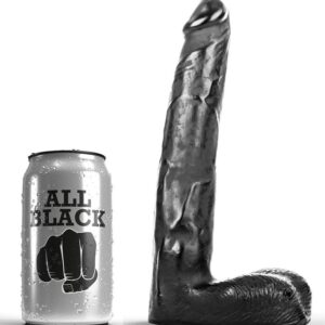 GANZ SCHWARZER DILDO 21CM