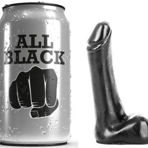 GANZ SCHWARZER DILDO 9CM