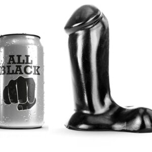 GANZ SCHWARZER DILDO REALISTISCH 14 CM