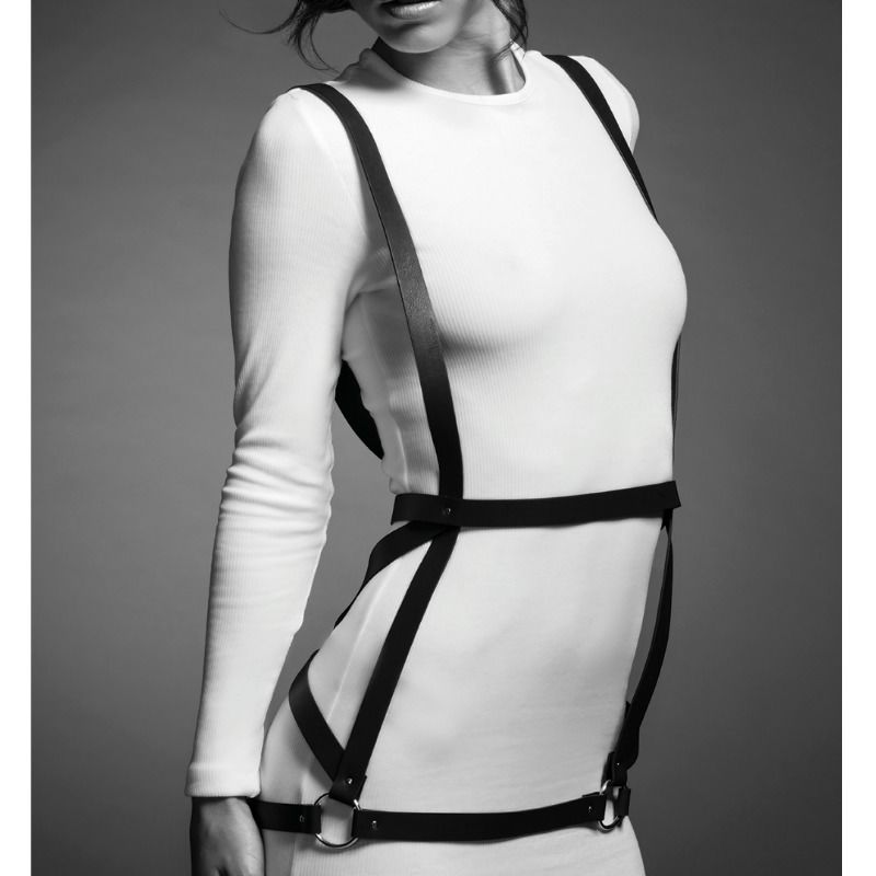 BIJOUX INDISCRETS MAZE ARROW DRESS HARNESS - BRAUN – Bild 2