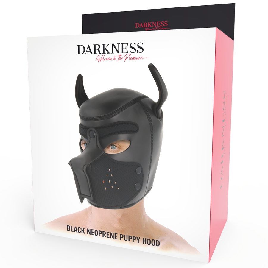 DARKNESS NEOPRENE DOG HOOD WITH REMOVABLE MUZZLE L – Bild 6