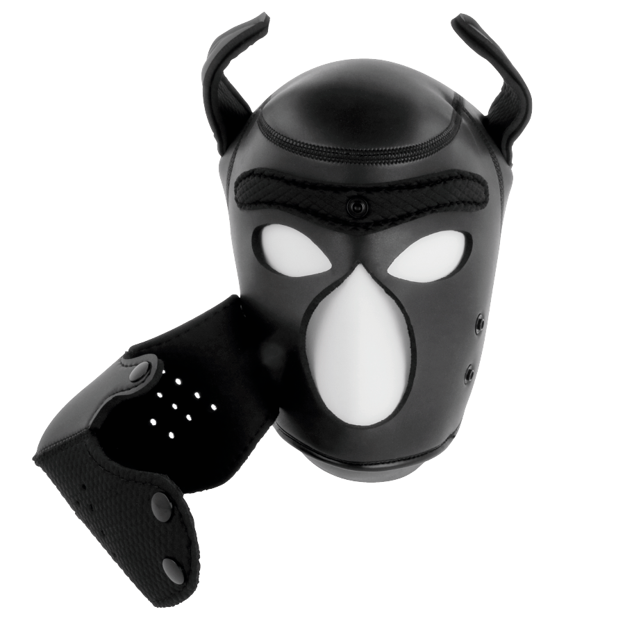 DARKNESS NEOPRENE DOG HOOD WITH REMOVABLE MUZZLE L – Bild 4