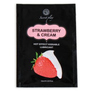 SECRETPLAY EINZELDOSIS-SCHMIERMITTEL ERDBEER & CREME 10ML